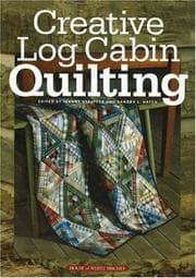Tapa de Creative log cabin quilting