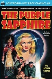 Tapa de The Purple Sapphire (Lost World-Lost Race Classics) (Volume 6)