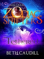 Tapa de Tethered: A Zodiac Shifters Paranormal Romance: Aquarius (Willows Haven Book 1)