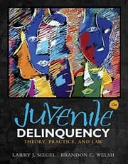 Tapa de Juvenile Delinquency: Theory, Practice, and Law