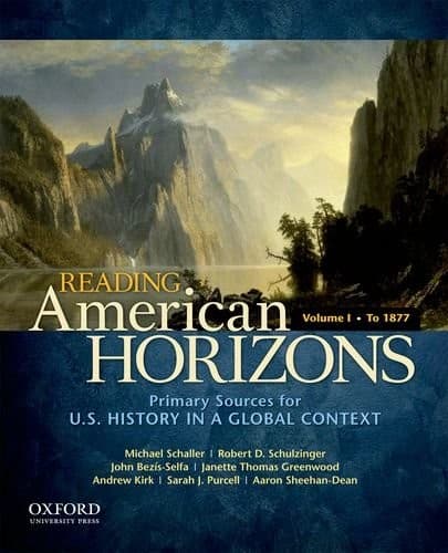Tapa de Reading American horizons