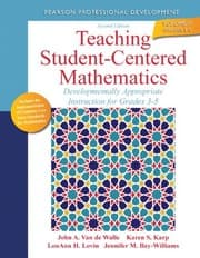Tapa de Teaching Student-Centered Mathematics: Developmentally Appropriate Instruction for Grades 3-5 (Volume II) (2nd Edition) (Teaching Student-Centered Mathematics Series)