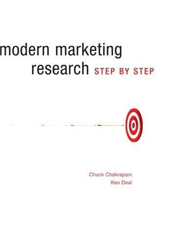 Tapa de Modern Marketing Research