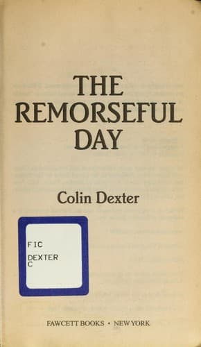 Tapa de The remorseful day