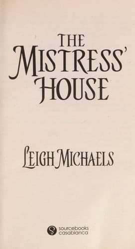 Tapa de The mistress' house