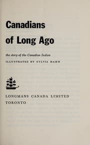 Tapa de Canadians of long ago