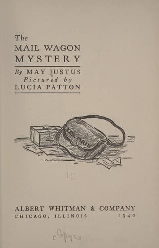 Tapa de The mail wagon mystery