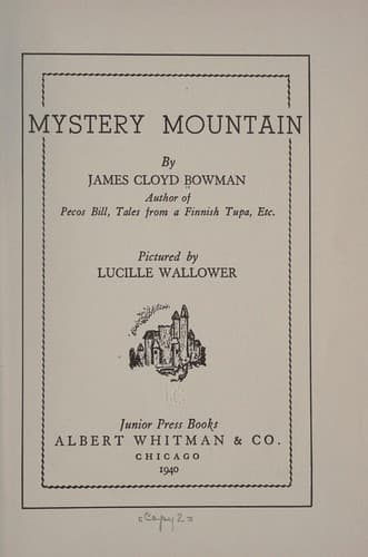 Tapa de Mystery mountain