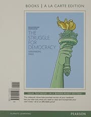 Tapa de Struggle for Democracy, The, 2014 Elections and Updates Edition, Books a la Carte Edition