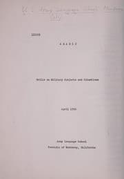Tapa de Arabic