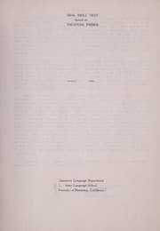 Tapa de Oral drill text, based on Naganuma primer