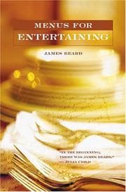 Tapa de Menus for Entertaining