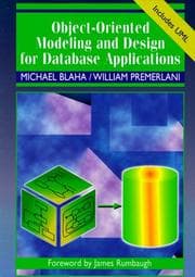 Tapa de Object-oriented modeling and design for database applications