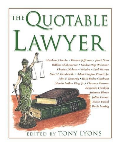 Tapa de The Quotable Lawyer (Quotable)