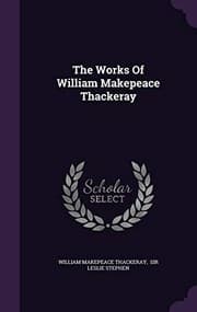 Tapa de The Works Of William Makepeace Thackeray