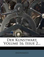 Tapa de Der Kunstwart, Volume 16, Issue 2... (German Edition)