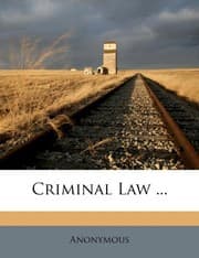 Tapa de Criminal Law ...