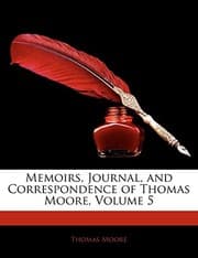 Tapa de Memoirs, Journal, and Correspondence of Thomas Moore, Volume 5