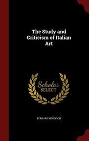 Tapa de The Study and Criticism of Italian Art