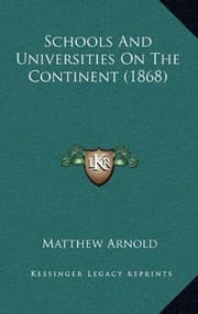 Tapa de Schools And Universities On The Continent (1868)