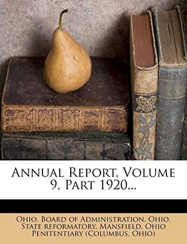 Tapa de Annual Report, Volume 9, Part 1920...