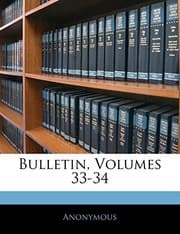 Tapa de Bulletin, Volumes 33-34 (French Edition)