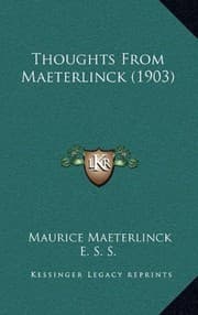 Tapa de Thoughts From Maeterlinck (1903)