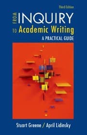 Tapa de From Inquiry to Academic Writing: A Practical Guide