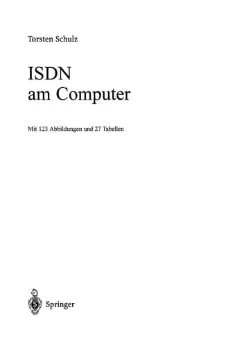 Tapa de ISDN am Computer