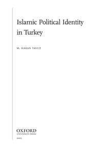 Tapa de Islamic political identity in Turkey