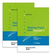 Tapa de Stahlbau-Praxis nach Eurocode 3 Band 1 + 2: Paket: Band 1 Tragwerksplanung, Grundlagen + Band 2 Verbindungen und Konstruktionen Bauwerk-Basis-Bibliothek