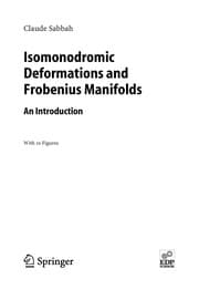 Tapa de Isomonodromic deformations and Frobenius manifolds