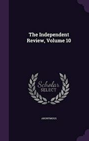 Tapa de The Independent Review, Volume 10