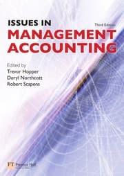 Tapa de Issues in management accounting