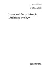Tapa de Issues and perspectives in landscape ecology