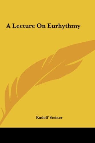 Tapa de A Lecture On Eurhythmy