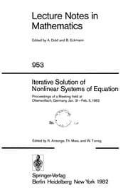 Tapa de Iterative solution of nonlinear systems of equations