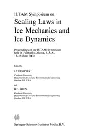 Tapa de IUTAM Symposium on Scaling Laws in Ice Mechanics and Ice Dynamics