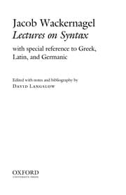 Tapa de Lectures on syntax