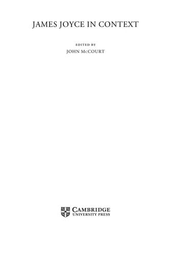 Tapa de James Joyce in context