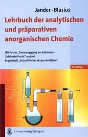 Tapa de Lehrbuch der analytischen und präparativen anorganischen Chemie