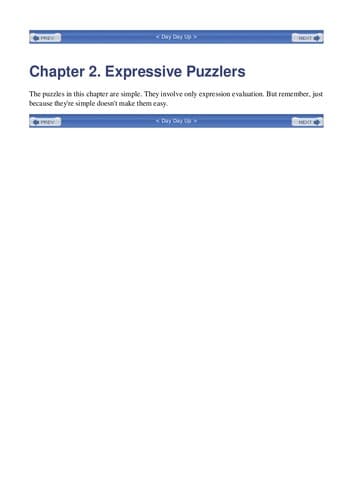 Tapa de Java puzzlers