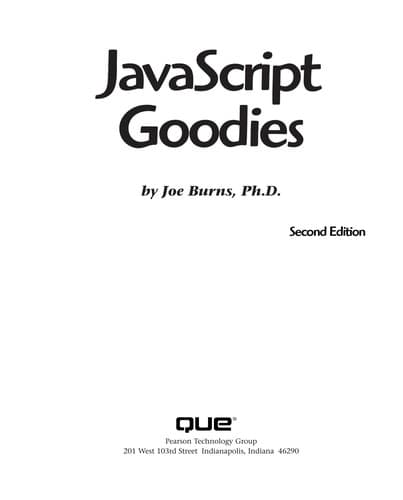 Tapa de JavaScript goodies