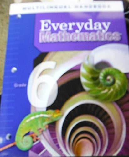 Tapa de Everyday Mathematics, Multilingual Handbook, Grade 6