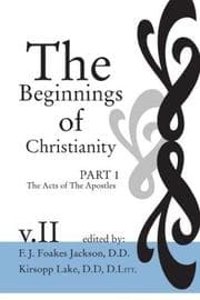 Tapa de Beginnings of Christianity : the Acts of the Apostles Vol. 2 : Volume II : Prolegomena II