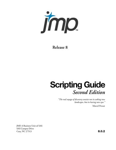 Tapa de JMP 8 user guide, second edition