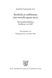Tapa de Symbola et emblemata tam moralia quam sacra