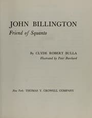 Tapa de John Billington, friend of Squanto