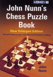 Tapa de John Nunn's chess puzzle book