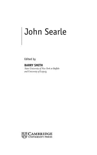 Tapa de John Searle